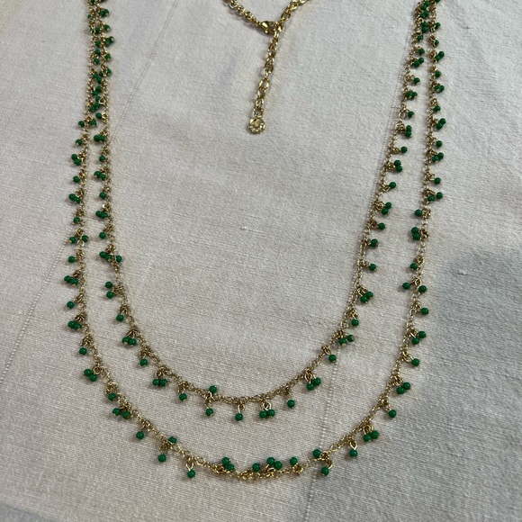 Talbots 14 k plated multi layers Necklace - Picture 4 of 6